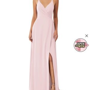 Azazie Davis in Blushing Pink